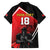 Custom Trinidad and Tobago Cricket Knight Riders Family Matching Off The Shoulder Long Sleeve Dress and Hawaiian Shirt Go Champion - Wonder Print Shop