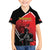 Custom Trinidad and Tobago Cricket Knight Riders Family Matching Off The Shoulder Long Sleeve Dress and Hawaiian Shirt Go Champion - Wonder Print Shop