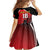 Custom Trinidad and Tobago Cricket Knight Riders Family Matching Off Shoulder Short Dress and Hawaiian Shirt Go Champion - Wonder Print Shop