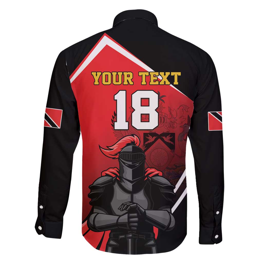 Custom Trinidad and Tobago Cricket Knight Riders Family Matching Short Sleeve Bodycon Dress and Hawaiian Shirt Go Champion - Wonder Print Shop