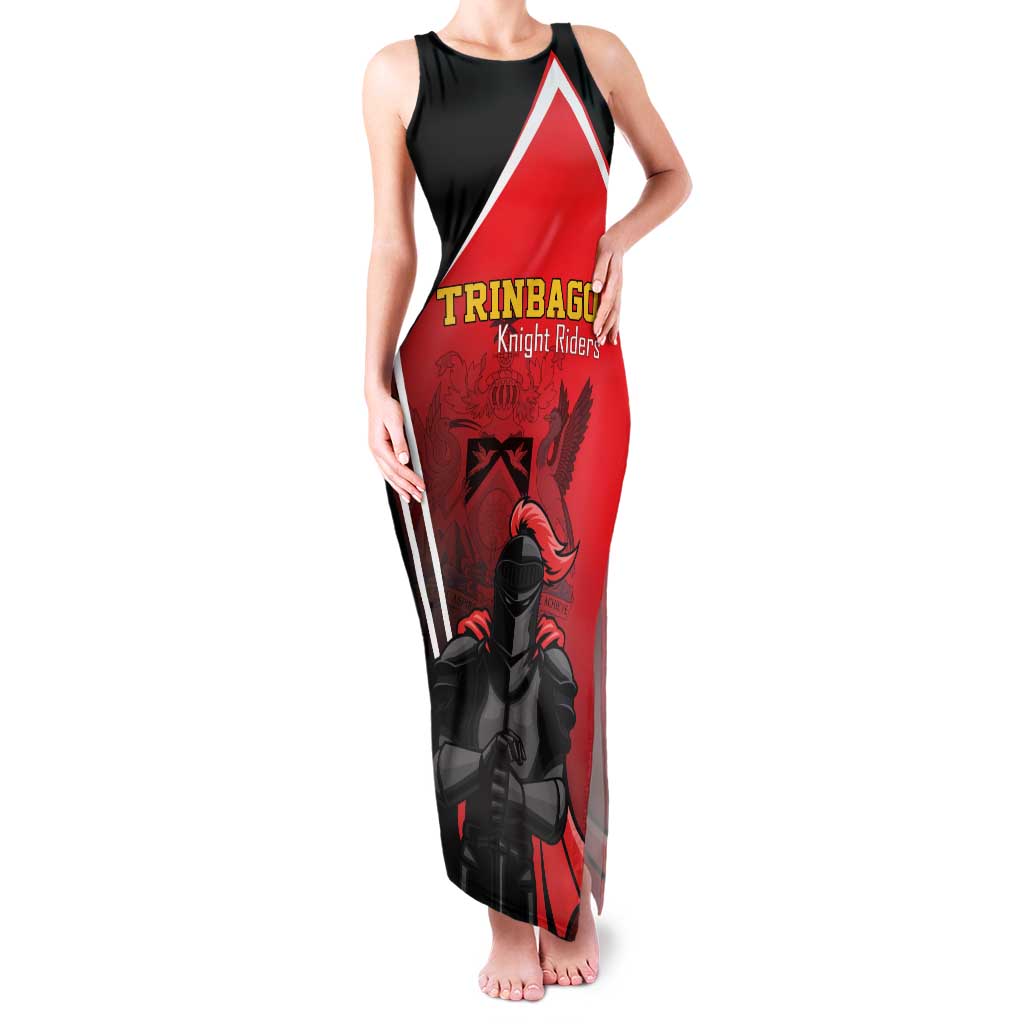 Custom Trinidad and Tobago Cricket Knight Riders Family Matching Tank Maxi Dress and Hawaiian Shirt Go Champion - Wonder Print Shop