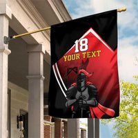 Custom Trinidad and Tobago Cricket Knight Riders Garden Flag Go Champion - Wonder Print Shop