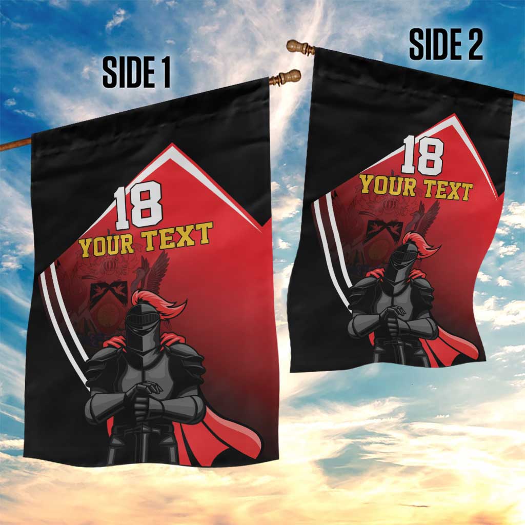 Custom Trinidad and Tobago Cricket Knight Riders Garden Flag Go Champion - Wonder Print Shop