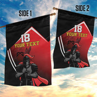 Custom Trinidad and Tobago Cricket Knight Riders Garden Flag Go Champion - Wonder Print Shop