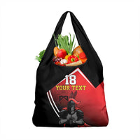 Custom Trinidad and Tobago Cricket Knight Riders Grocery Bag Go Champion - Wonder Print Shop