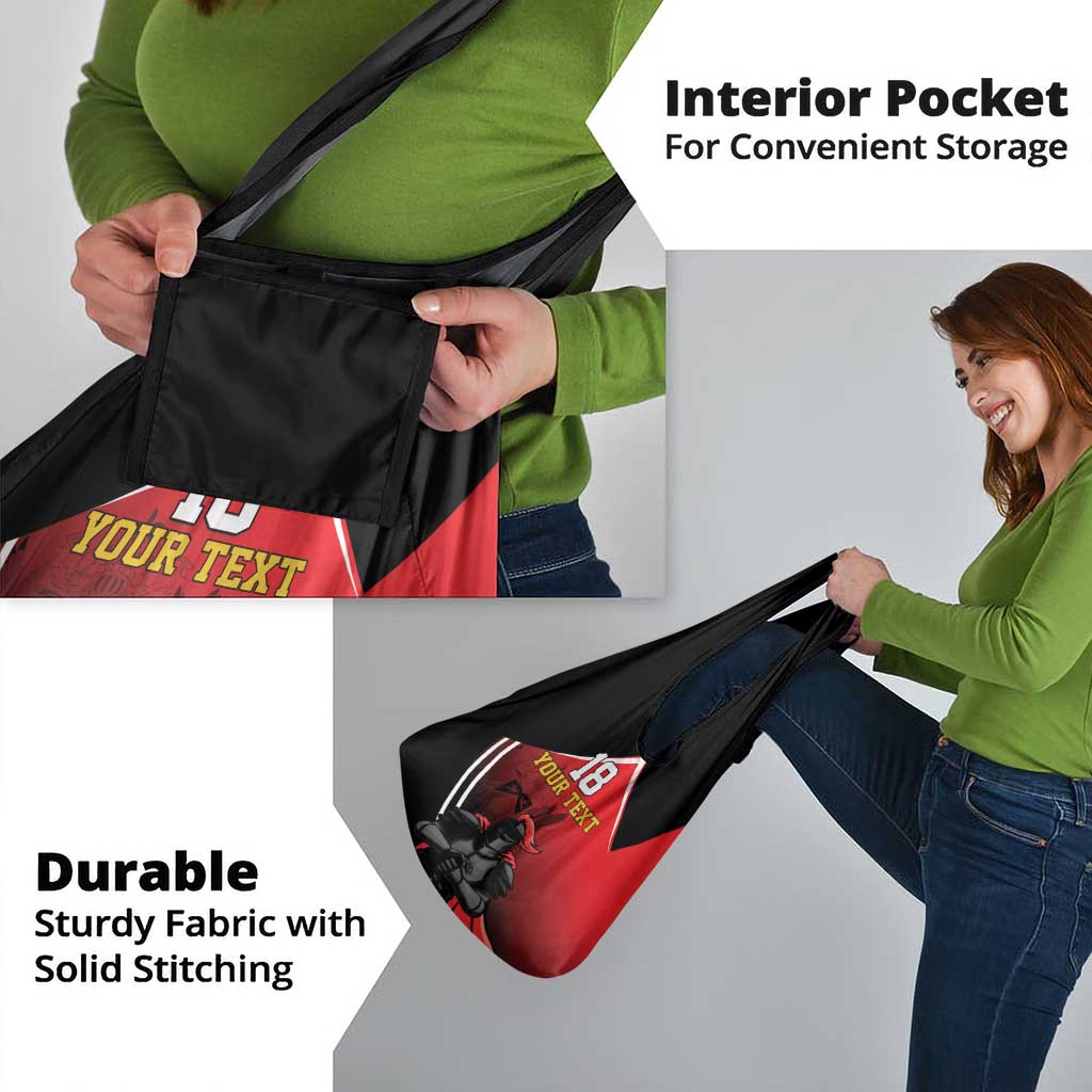 Custom Trinidad and Tobago Cricket Knight Riders Grocery Bag Go Champion - Wonder Print Shop