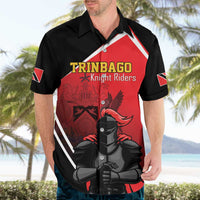Custom Trinidad and Tobago Cricket Knight Riders Hawaiian Shirt Go Champion - Wonder Print Shop