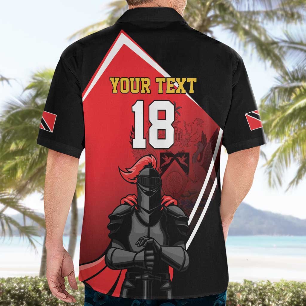 Custom Trinidad and Tobago Cricket Knight Riders Hawaiian Shirt Go Champion - Wonder Print Shop