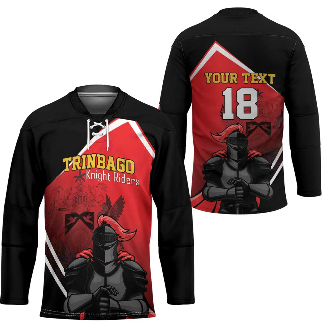 Custom Trinidad and Tobago Cricket Knight Riders Hockey Jersey Go Champion - Wonder Print Shop