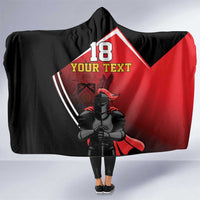 Custom Trinidad and Tobago Cricket Knight Riders Hooded Blanket Go Champion - Wonder Print Shop