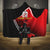 Custom Trinidad and Tobago Cricket Knight Riders Hooded Blanket Go Champion - Wonder Print Shop