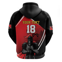 Custom Trinidad and Tobago Cricket Knight Riders Hoodie Go Champion - Wonder Print Shop