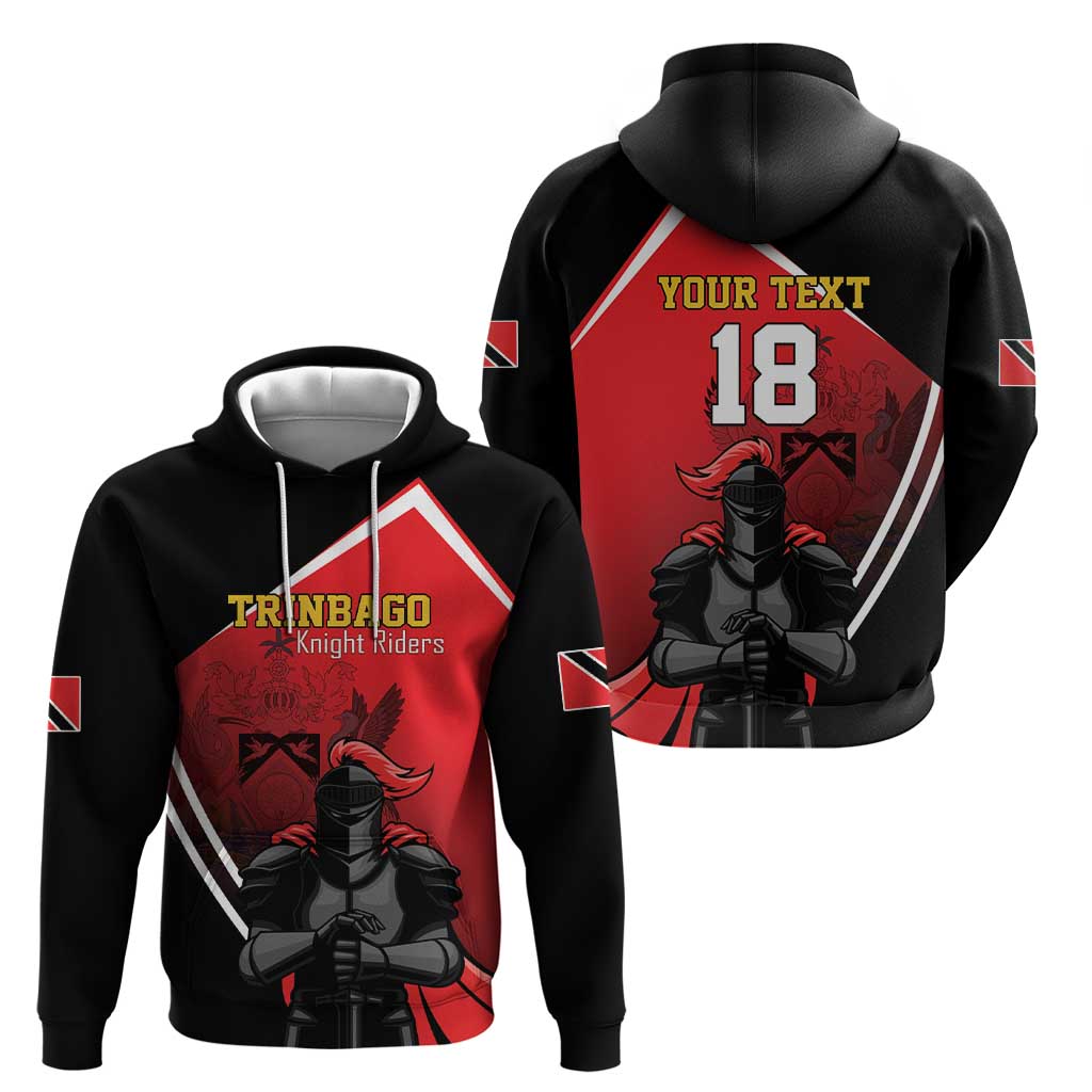 Custom Trinidad and Tobago Cricket Knight Riders Hoodie Go Champion - Wonder Print Shop