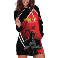 Custom Trinidad and Tobago Cricket Knight Riders Hoodie Dress Go Champion - Wonder Print Shop