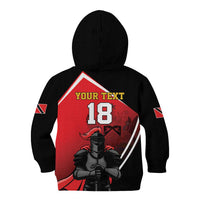Custom Trinidad and Tobago Cricket Knight Riders Kid Hoodie Go Champion - Wonder Print Shop