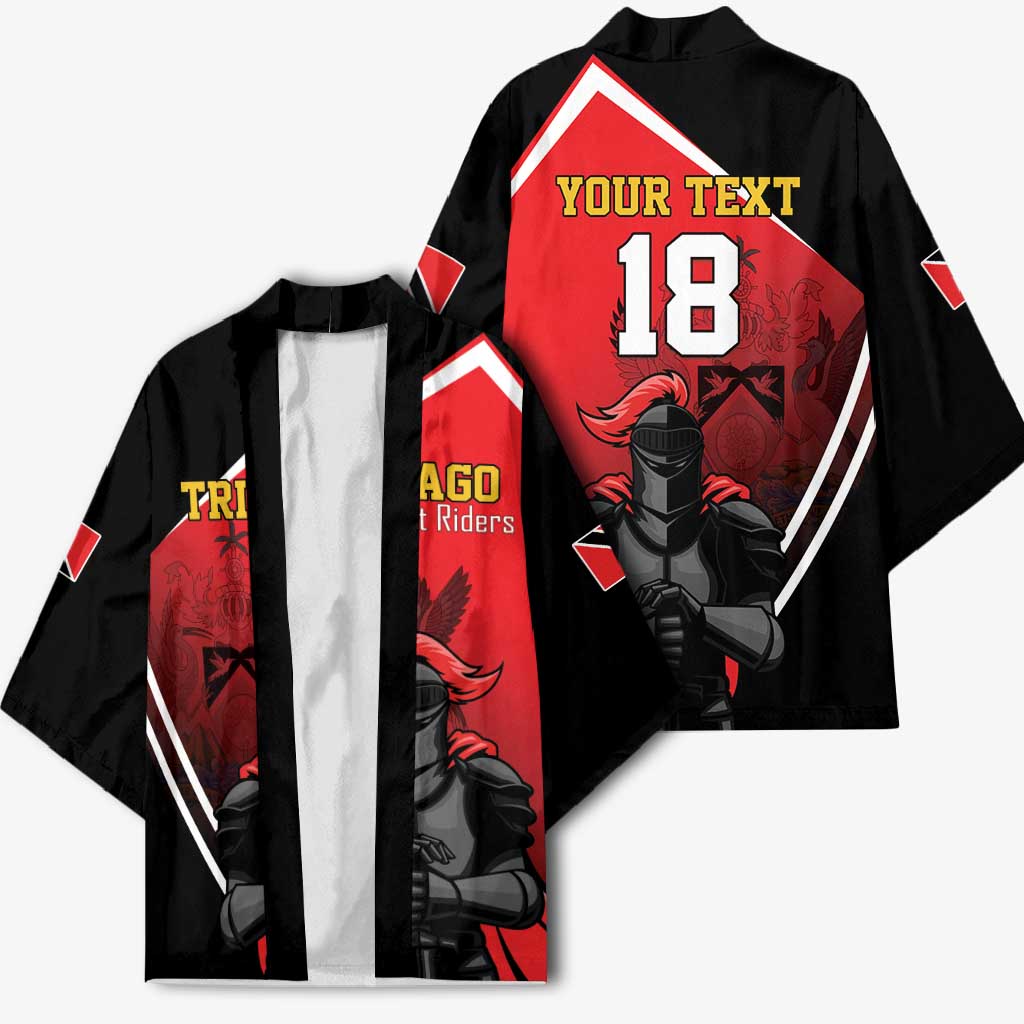 Custom Trinidad and Tobago Cricket Knight Riders Kimono Go Champion - Wonder Print Shop