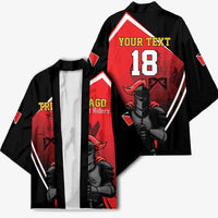 Custom Trinidad and Tobago Cricket Knight Riders Kimono Go Champion - Wonder Print Shop