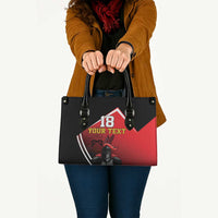 Custom Trinidad and Tobago Cricket Knight Riders Leather Bag Go Champion - Wonder Print Shop