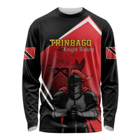 Custom Trinidad and Tobago Cricket Knight Riders Long Sleeve Shirt Go Champion - Wonder Print Shop