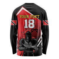 Custom Trinidad and Tobago Cricket Knight Riders Long Sleeve Shirt Go Champion - Wonder Print Shop