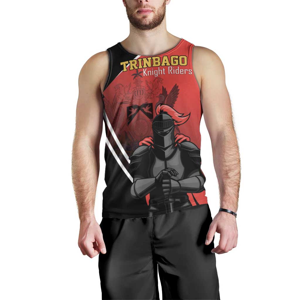 Custom Trinidad and Tobago Cricket Knight Riders Men Tank Top Go Champion - Wonder Print Shop