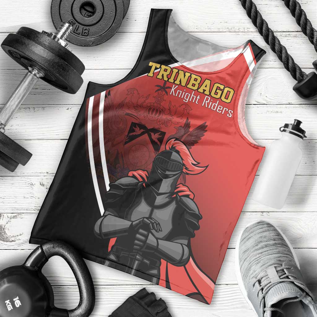 Custom Trinidad and Tobago Cricket Knight Riders Men Tank Top Go Champion - Wonder Print Shop