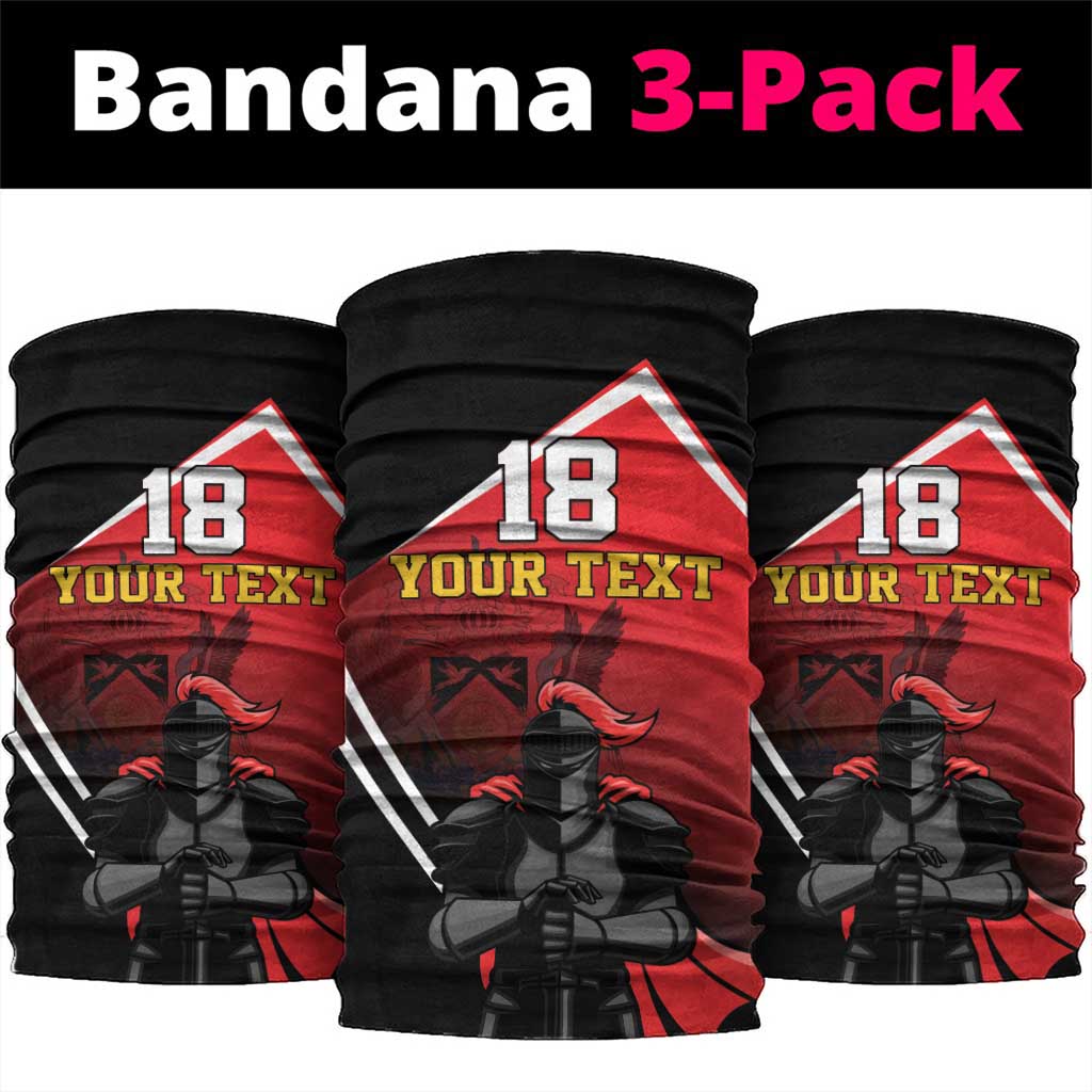 Custom Trinidad and Tobago Cricket Knight Riders Neck Gaiter Go Champion - Wonder Print Shop