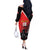 Custom Trinidad and Tobago Cricket Knight Riders Off The Shoulder Long Sleeve Dress Go Champion - Wonder Print Shop