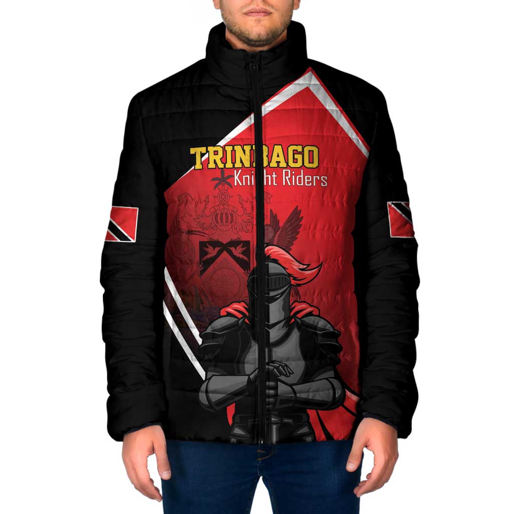Custom Trinidad and Tobago Cricket Knight Riders Padded Jacket Go Champion - Wonder Print Shop