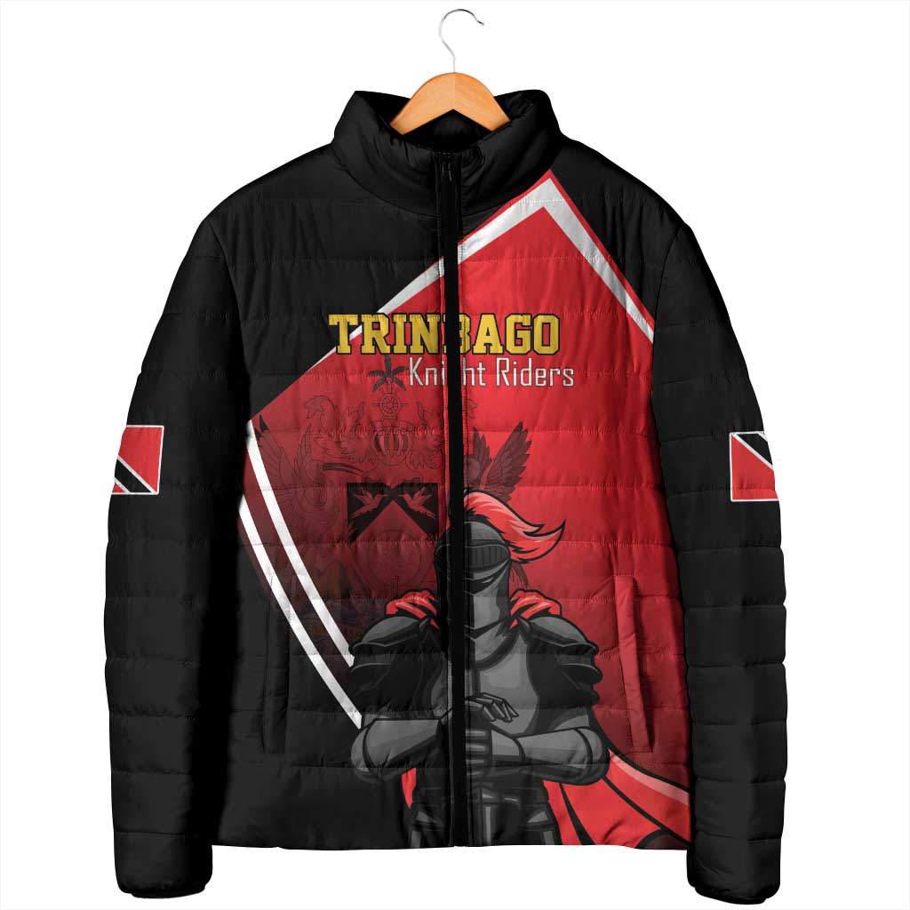 Custom Trinidad and Tobago Cricket Knight Riders Padded Jacket Go Champion - Wonder Print Shop