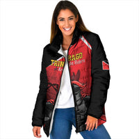Custom Trinidad and Tobago Cricket Knight Riders Padded Jacket Go Champion - Wonder Print Shop