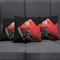 Custom Trinidad and Tobago Cricket Knight Riders Pillow Cover Go Champion - Wonder Print Shop