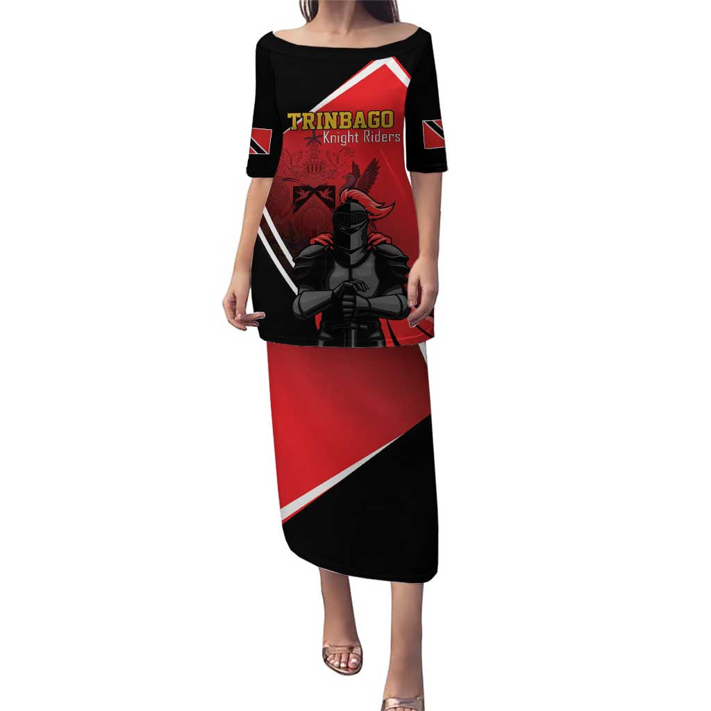 Custom Trinidad and Tobago Cricket Knight Riders Puletasi Go Champion - Wonder Print Shop