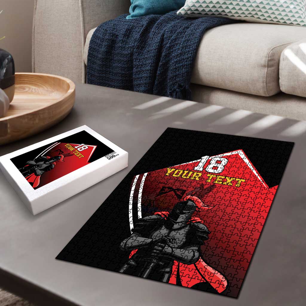 Custom Trinidad and Tobago Cricket Knight Riders Puzzle Go Champion - Wonder Print Shop