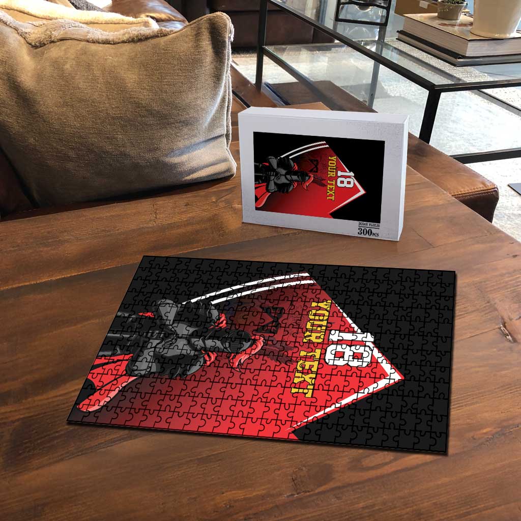 Custom Trinidad and Tobago Cricket Knight Riders Puzzle Go Champion - Wonder Print Shop