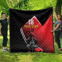 Custom Trinidad and Tobago Cricket Knight Riders Quilt Go Champion - Wonder Print Shop