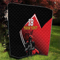 Custom Trinidad and Tobago Cricket Knight Riders Quilt Go Champion - Wonder Print Shop