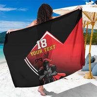 Custom Trinidad and Tobago Cricket Knight Riders Sarong Go Champion - Wonder Print Shop
