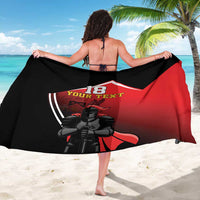 Custom Trinidad and Tobago Cricket Knight Riders Sarong Go Champion - Wonder Print Shop