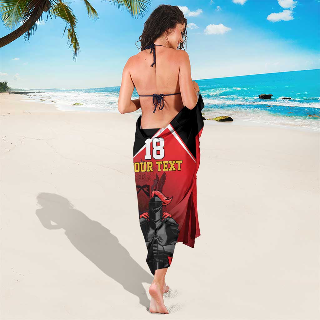 Custom Trinidad and Tobago Cricket Knight Riders Sarong Go Champion - Wonder Print Shop