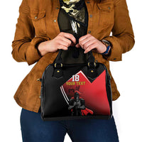 Custom Trinidad and Tobago Cricket Knight Riders Shoulder Handbag Go Champion - Wonder Print Shop