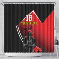 Custom Trinidad and Tobago Cricket Knight Riders Shower Curtain Go Champion - Wonder Print Shop