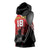 Custom Trinidad and Tobago Cricket Knight Riders Sleeveless Hoodie Go Champion - Wonder Print Shop