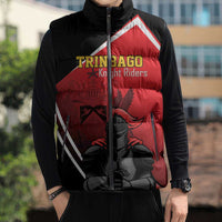 Custom Trinidad and Tobago Cricket Knight Riders Sleeveless Puffer Jacket Go Champion - Wonder Print Shop