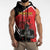 Custom Trinidad and Tobago Cricket Knight Riders Sleeveless Zip Hoodie Go Champion - Wonder Print Shop