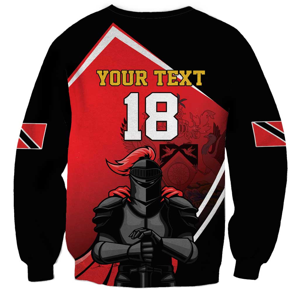 Custom Trinidad and Tobago Cricket Knight Riders Sweatshirt Go Champion - Wonder Print Shop