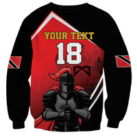 Custom Trinidad and Tobago Cricket Knight Riders Sweatshirt Go Champion - Wonder Print Shop
