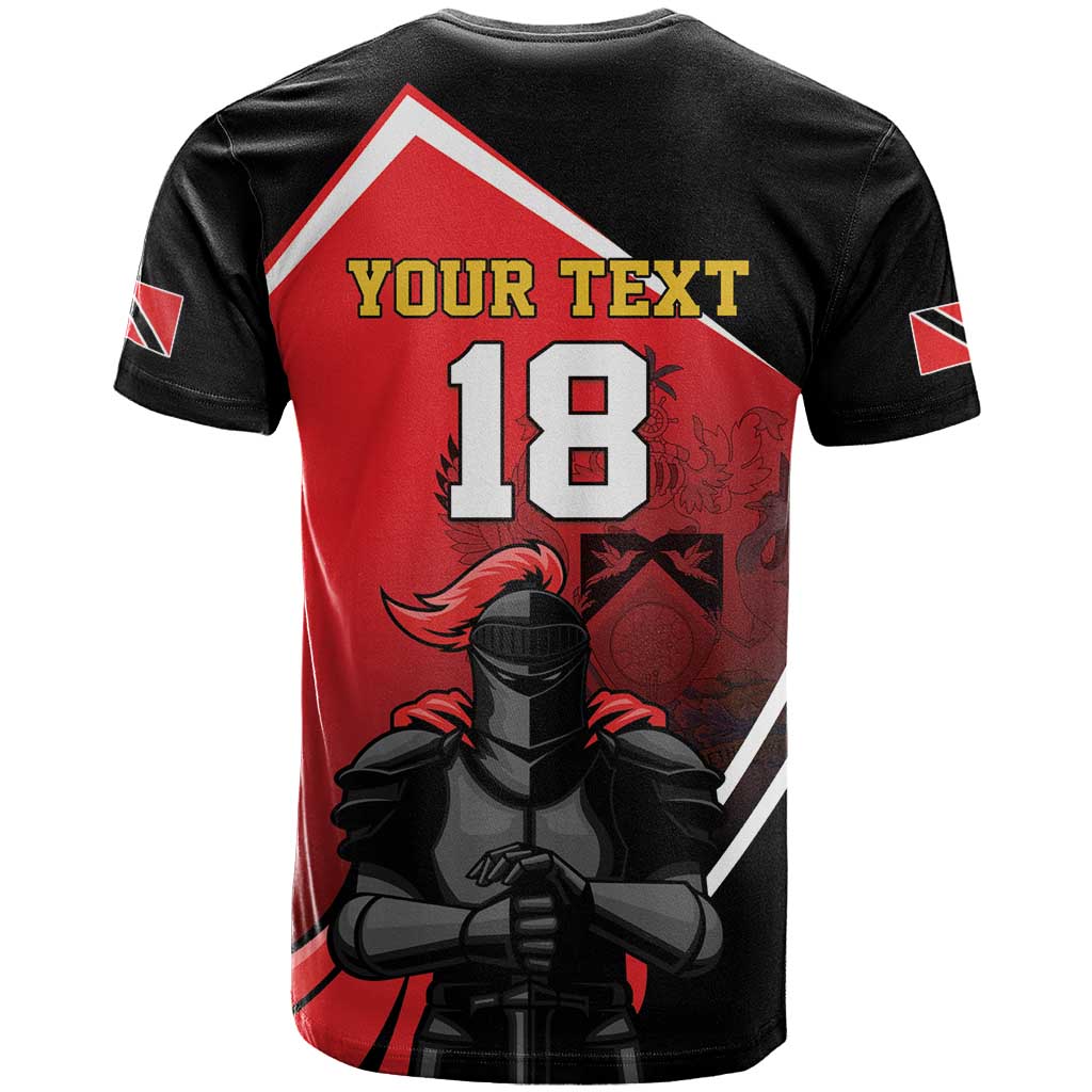 Custom Trinidad and Tobago Cricket Knight Riders T Shirt Go Champion - Wonder Print Shop