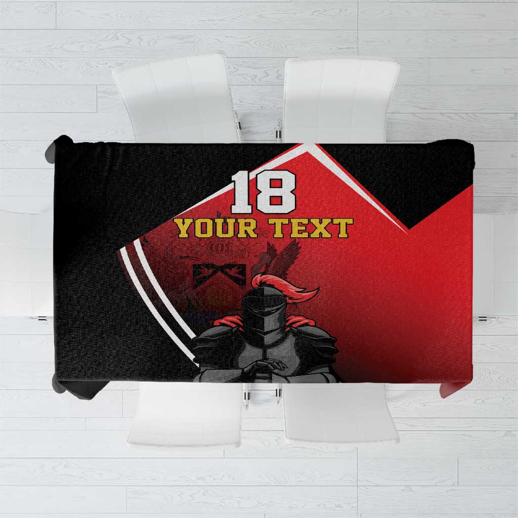 Custom Trinidad and Tobago Cricket Knight Riders Tablecloth Go Champion - Wonder Print Shop