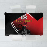 Custom Trinidad and Tobago Cricket Knight Riders Tablecloth Go Champion - Wonder Print Shop